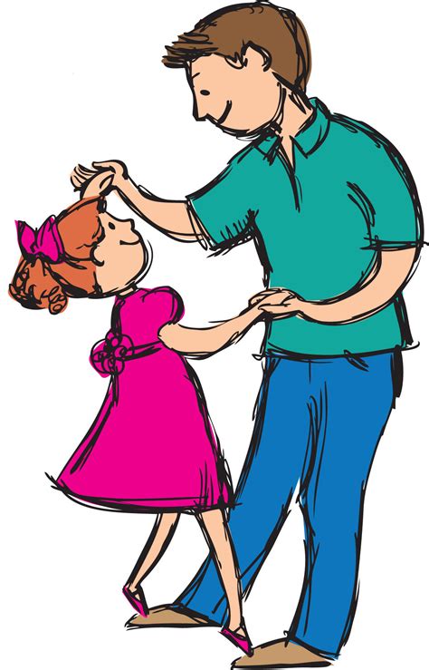 father with daughter drawing|daddy daughter clip art.